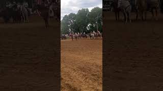 Indiana High School Rodeo invocation National Anthem and grand entry [upl. by Lothaire]