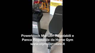 Powerblock Manubri Regolabili e Panca Regolabile da Home Gym [upl. by Eulaliah974]