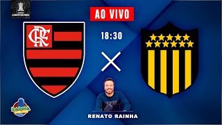 FLAMENGO 0 X 1 PEÑAROL  AO VIVO  LIBERTADORES 2024 [upl. by Ydnam]