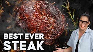 My EASIEST PanSeared Steak Method Revealed  Marions Test Kitchen [upl. by Krucik527]