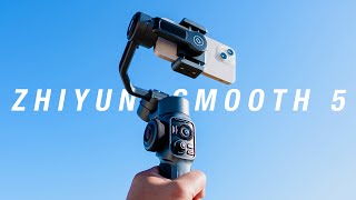 ZHIYUN SMOOTH 5  This Smartphone Gimbal SURPRISED Me [upl. by Nitsugua]