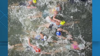 Olympic triathlons in Paris put focus on making urban waterways like the Potomac swimmable [upl. by Aisatal]