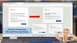 How to UnblockRecover Microsoft Account Easy [upl. by Ijnek874]