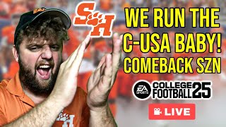 LIVE NCAA FOOTBALL 25 DYNASTY  Leading Sam Houston State to Greatness CFB25 NCAAFootball [upl. by Aihceyt]