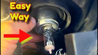 How to Replace Headlight Bulb on a Mazda and Toyota [upl. by Zetnwahs]