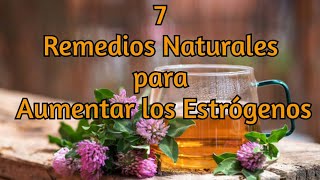 7 Remedios Naturales para Aumentar los Estrógenos [upl. by Adianez]