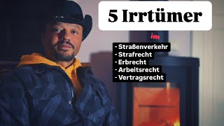 ‼️5 IRRTÜMER in der Rechtsprechung die du sicher nicht alle kennst aber kennen solltest😉 [upl. by Cohl47]