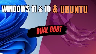 How to DUAL BOOT Windows 11 amp 10 and UBUNTU Simple [upl. by Blane514]