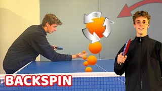 The BEST Backspin Serve Tutorial  Unbeatable [upl. by Eibrik]