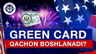 GREEN CARD QACHON BOSHLANADI [upl. by Becky]