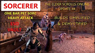 ESO Heavy Attack Pet Sorc [upl. by Glover650]