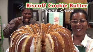 Biscoff Cookie Butter Pound Cake  So Many of You Requested This Cake🙂  Its Going Down Today [upl. by Nickles362]