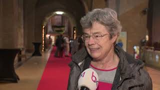 Une exposition florale garnit la Basilique de Koekelberg pendant cinq jours [upl. by Adiazteb]