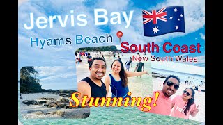 Australia Day Trips🚗Jervis bay Hyams Beach Lankan in Australia  ඕස්ට්‍රේලියාවේ රවුමක් යමු🇦🇺🌊 [upl. by Akvir]