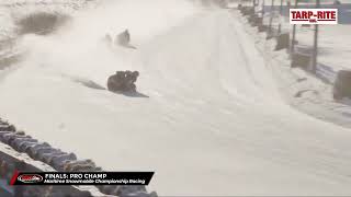 Maritime Snowmobile Championship Racing  February 18 2024 [upl. by Aniteb]