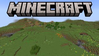 Minecraft Flat Plains Biome with Village Perfect for Building Minecraft 119 Seed [upl. by Wiltshire]