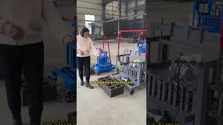 Brick making machine can be customized with various kinds of bricks brickmakingmachine [upl. by Kelci]