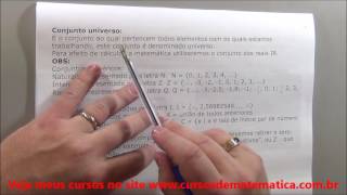 1 teoria dos conjuntos 2 conj unitário e conj vazio [upl. by Dewitt]