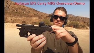 2022 Holosun EPS Carry MRS Range Demo on 4quot MampP Shield Plus Performance Center CCW EnclosedOptic [upl. by Lonni]