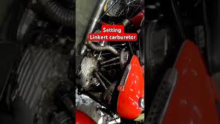 Setting linkert carburetorpanhead harley [upl. by Inneg]