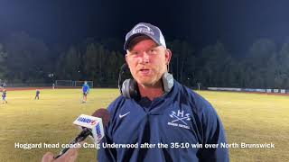 Hoggard football beats North Brunswick 3510 [upl. by Tera]