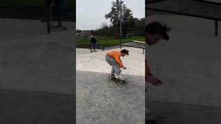 Dubble heelflip in the new park off veerle laakdal skateboarding skate skatepark skateforlife [upl. by Hgielyak]