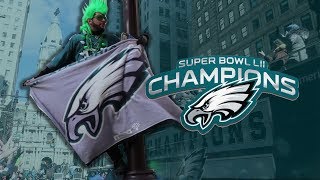 EAGLES PARADE  Philadelphia Eagles Super Bowl Champs Parade 282018 [upl. by Benjamen]