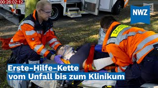 ErsteHilfeKette vom Unfall bis zum Klinikum [upl. by Enellek286]