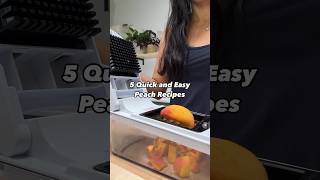 5 Quick and Easy Peach Recipes [upl. by Akihc656]