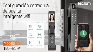 Fácil configuración de la cerradura Inteligente quotTeclamquot TECH20P [upl. by Caplan504]