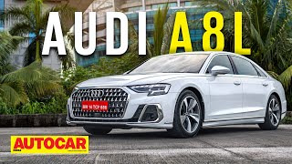 2022 Audi A8 L review  Rest Assured  First Drive  Autocar India [upl. by Liederman678]