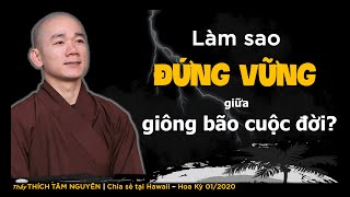 Làm sao đứng vững giữa giông bão cuộc đời  Thầy Thích Tâm Nguyên chia sẻ tại Mỹ 012020 [upl. by Relyc]