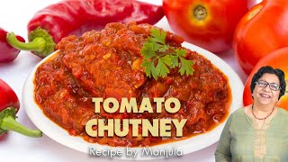 Tomato Chutney Recipe  How to make Tomato Chutney  Indian Tomato Chutney  Tangy Tomato Chutney [upl. by Parthenia]