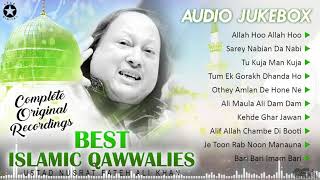 BEST ISLAMIC QAWWALIES Complete Original Jukebox  Nusrat Fateh Ali Khan  OSA Worldwide [upl. by Ocsecnarf]