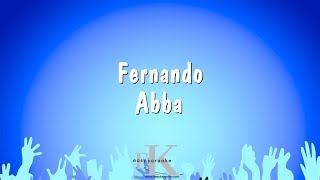 Fernando  Abba Karaoke Version [upl. by Umberto]