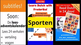 NT2 Sporten 2 To Play Sports Nederlands Dutch Nederland Holland Inburgering Staatsexamen [upl. by Lishe]