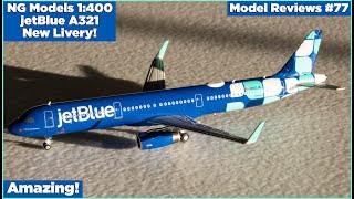 NG Models 1400 jetBlue A321 quotNew Liveryquot  Model Reviews 76 [upl. by Publea]