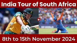 South Africa will Host T20 International Cricket Series With India in 2024  Overseas  India Tour [upl. by Petronia]