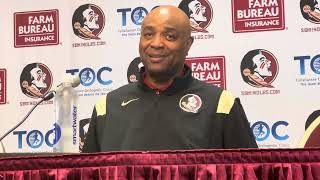 FSU basketball  Leonard Hamilton on Jared McCain loss to Duke [upl. by Rats]