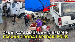 LARl DARI POLlS‼️PACUAN 4RODA TERBABAS DI KAWASAN PASAR MALAM🔴KEJADIAN DI KUALA BESUT TERENGGANU [upl. by Ehrman]