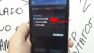 Memória fica com 0MB no TWRP Como resolver [upl. by Nosnirb]