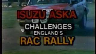 ISUZU ASKA CHALLENGES RAC RALLY 1983 [upl. by Acirehs]