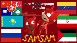 SamSam intro multilanguage generique REMAKE [upl. by Brennen]