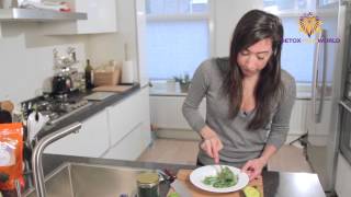 Spirulina Powder Recipe  Spirulina Guacamole [upl. by Eseilenna]