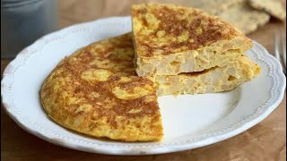 Omelette aux Pommes de terre rapide et facile [upl. by Saltsman855]