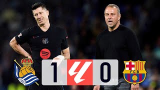 Real Sociedad vs Barcelona 10 La Liga 202425  MATCH REVIEW [upl. by Lili537]