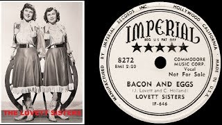 THE LOVETT SISTERS  Bacon And Eggs 1954 [upl. by Handal]