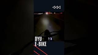 DYU Ebike Headlight Performance ebikereview ebike electricbikereview [upl. by Glynnis]