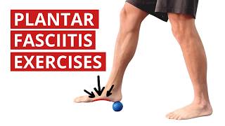 Stretching WONT Fix Plantar Fasciitis But These 4 Exercises Will [upl. by Anoirtac]