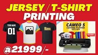 Start at 21999 How to Custom Print TShirts amp Jerseys with Vinyl 🎽✨  StepbyStep Tutorial [upl. by Dulce]